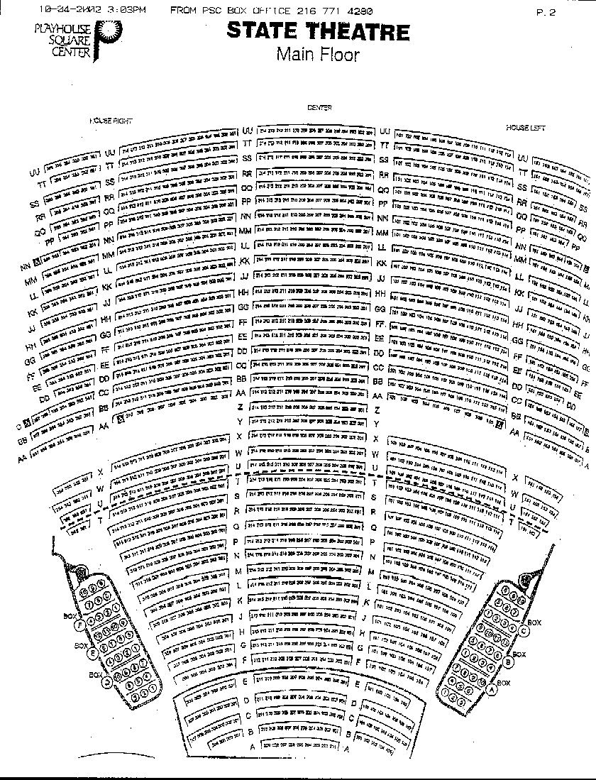 State Theatre Sydney Seating Chart